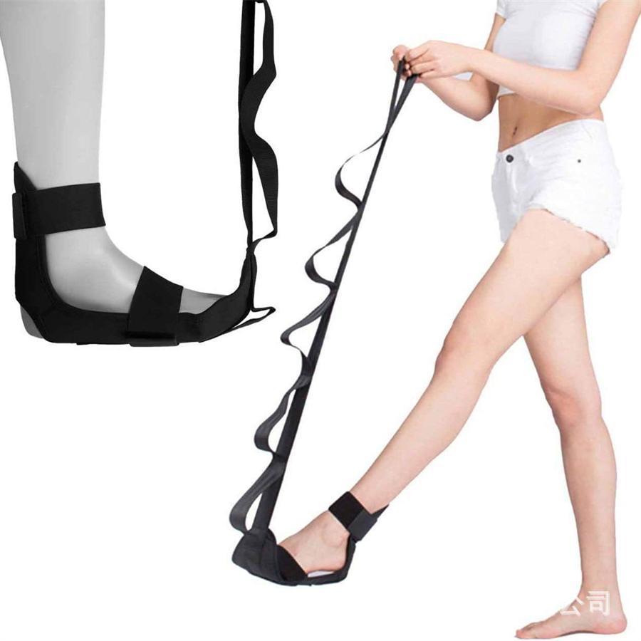 Yoga stretching strap - segmented resistance band for ligament stretches, ankle joint correction, and rehabilitation training