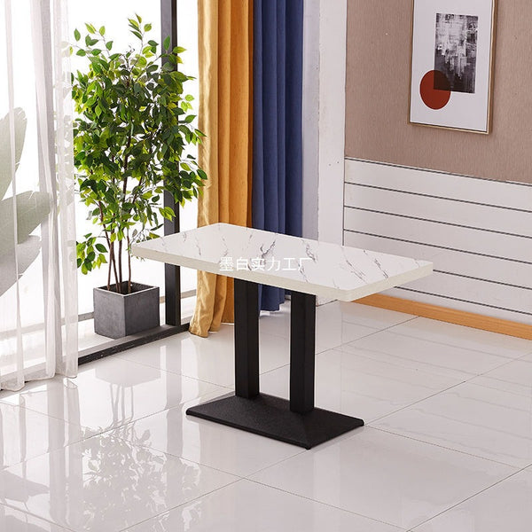 Table Catering Commercial Table Restaurant Restaurant Milk Tea Shop Breakfast Snack Bar Noodle Restaurant Fast Food Table and Chair Combination