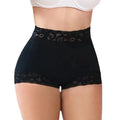 hardened mesh high waist hip lifting and abdominal tightening pants for women lace glue summer body shaping pants boxer waist tightening pants