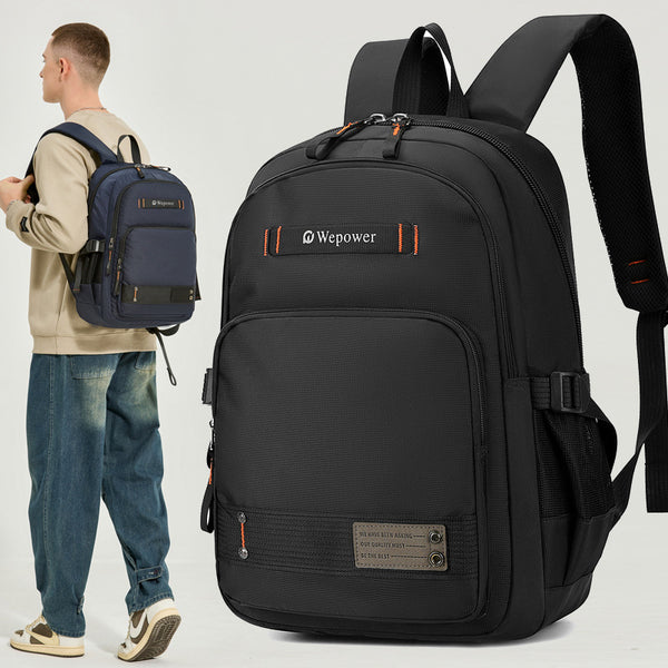WEPOWER New Men's Casual Backpack Multifunctional Large Capacity Backpack Outdoor Travel Backpack
