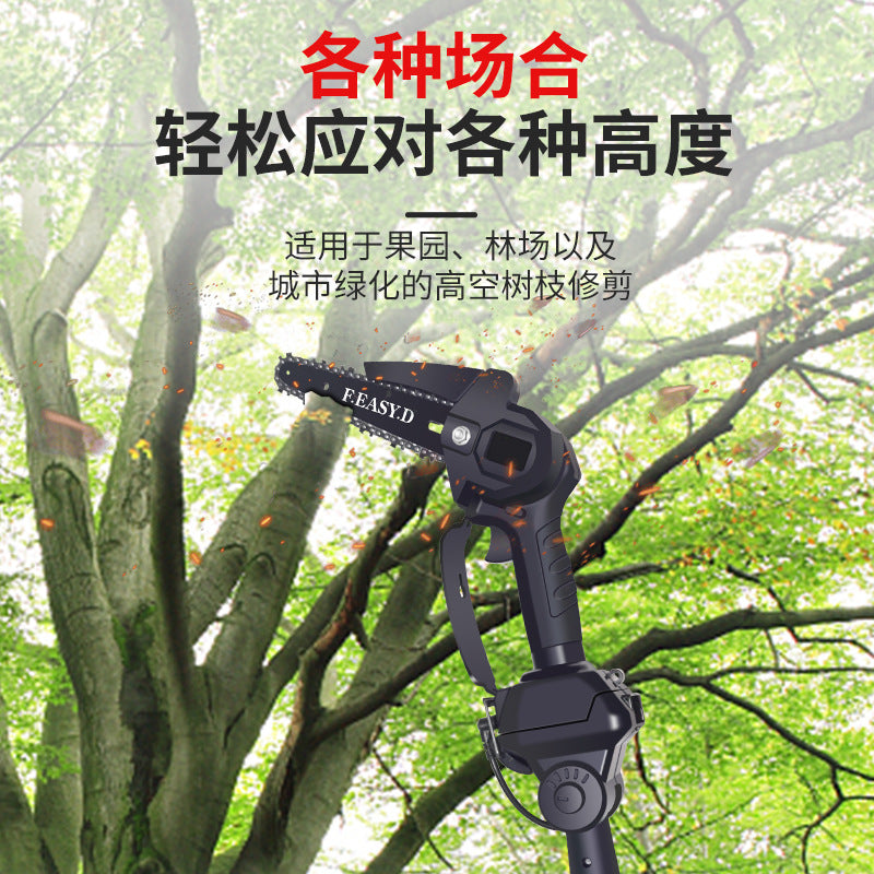 For home high branch saw power tools electric chain saw electric saw rechargeable high power lithium electric saw high branch pole hand electric saw
