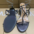 Za2025 new flip-flop sandals for women, low heel slides, summer chic beach shoes, perfect with dresses