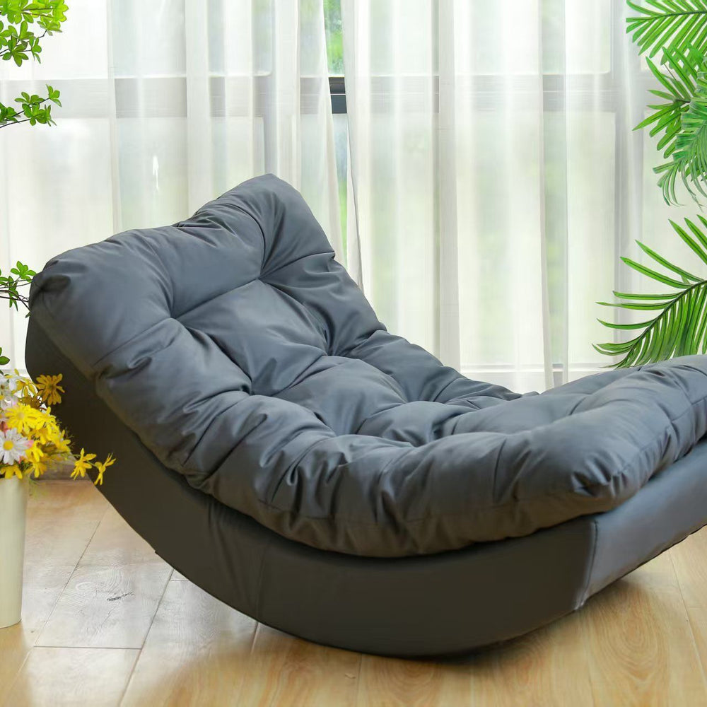 Moon rocking chair recliner can lie down and sleep lazy sofa chair living room balcony casual single sofa chair