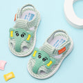 Baby cloth sandals for boys, summer, ages 0-1-2-3 years, infant anti-slip soft sole squeaky shoes, girls' first walker shoes, baby shoes