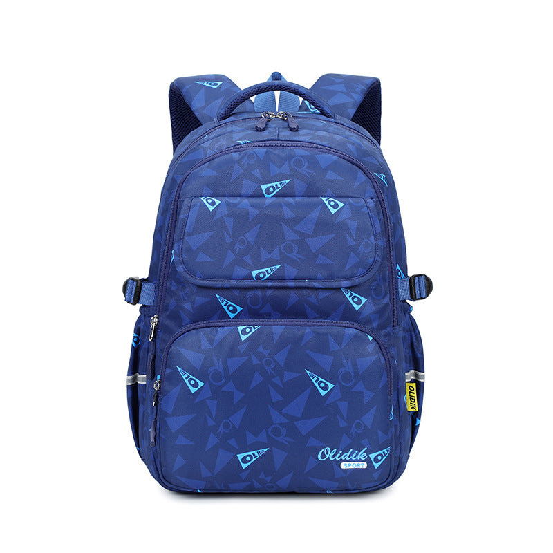 School bag, primary school boys, grades one, two, three to six, boys, backpack, ultra-light burden reduction, spine protection, children's backpack, men