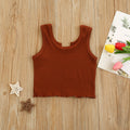 Children's fashion: european & american style baby & toddler girls' tank tops, summer short-sleeve tops, girls' vest, short style, class a