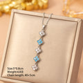 [titanium steel] fashionable and versatile four-leaf clover necklace for women, accessible luxury, high-end elegant clavicle chain jewelry