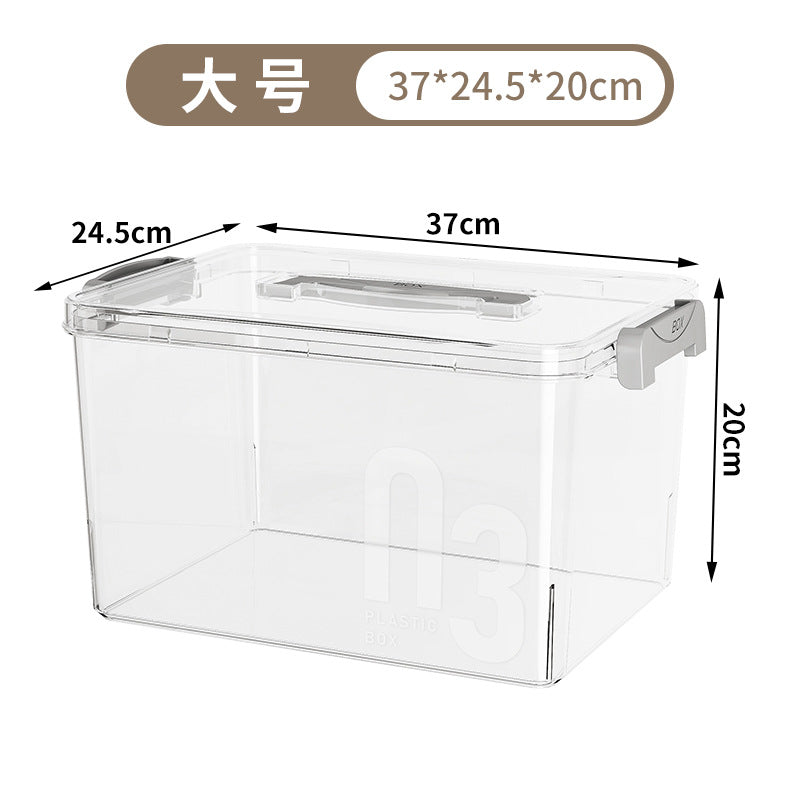 Household storage box Large cosmetics sundries storage box Thickened plastic bed bottom storage box Factory wholesale