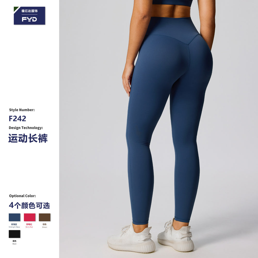 European and american new cloud-like fitness leggings for women - high waist, butt-lifting, tight-fitting, quick-drying, breathable, yoga pants for outdoor wear