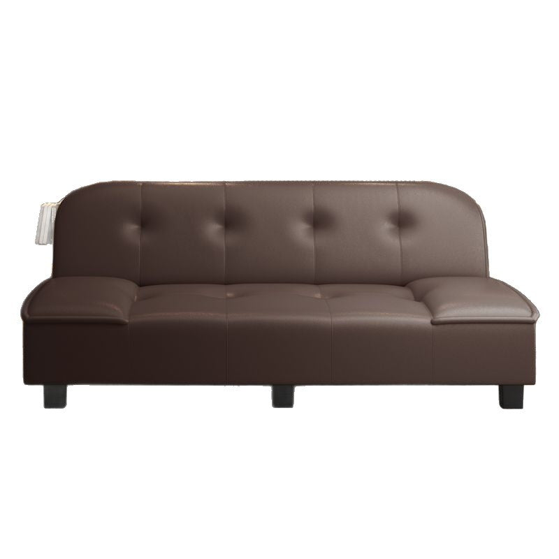 Foldable dual-purpose fabric sofa bed, detachable and washable, suitable for offices, rentals, and simple living spaces. multi-functional folding sofa bed