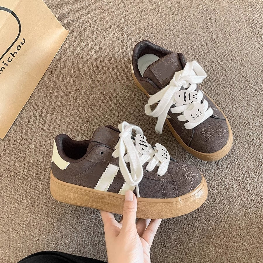 Women's white sneakers - new spring/summer 2026 collection: versatile, student-friendly, casual platform sneakers - lightweight, height-increasing trainers