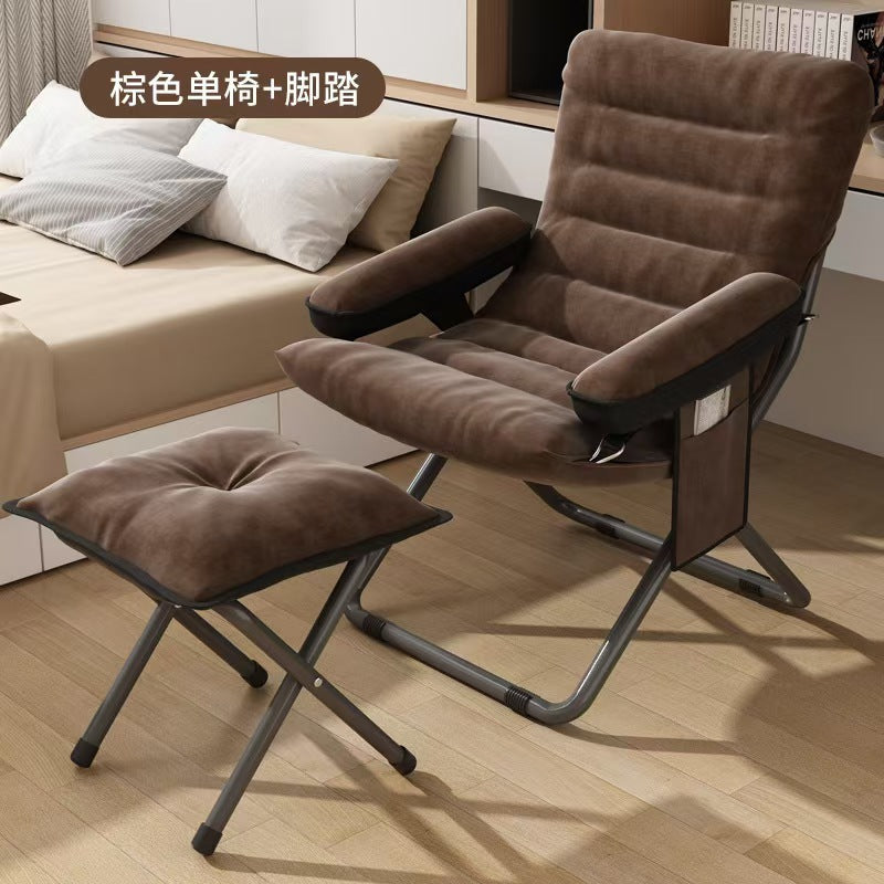 Leather office reception small sofa rest area business reception chair coffee shop iron armrest sofa single chair