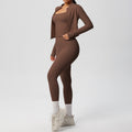 fashionpure color brushed nude breathable sling yoga suit running fitness sportswear three-piece set for women