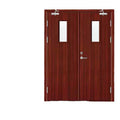 Class a steel fire door single opening double fire safety engineering door finished steel thermal insulation fire door wholesale
