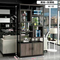 Office screen partition bookshelf storage rack iron floor-standing flower rack decorative rack dining room living room entrance display rack