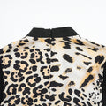 African clothing plus size women's fashion european and american cross-border trade new leopard print dress   printed dress