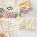 Girls' princess dress set -  summer korean style floral dress, cute princess dress with shorts for toddlers