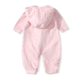 Export baby shake capsules velvet long crawl fall and winter style infant zipper windbreaker baby girl cute crawl suit jumpsuit