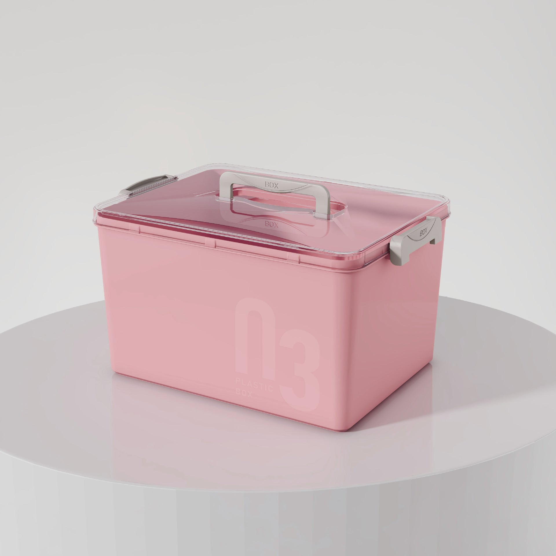 Customizable color storage box Household solid color plastic PET finishing box Snack clothes storage solid color storage box