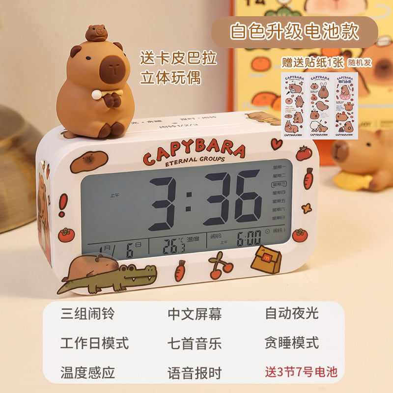 Alarm clock - student bedroom essential: wake-up wonder, desktop clock, creative smart digital hour clock for middle school students and kids