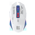 Tiger cat x802 wireless bluetooth tri-mode gaming mouse - customizable anti-slip mouse with 7-key macro programming