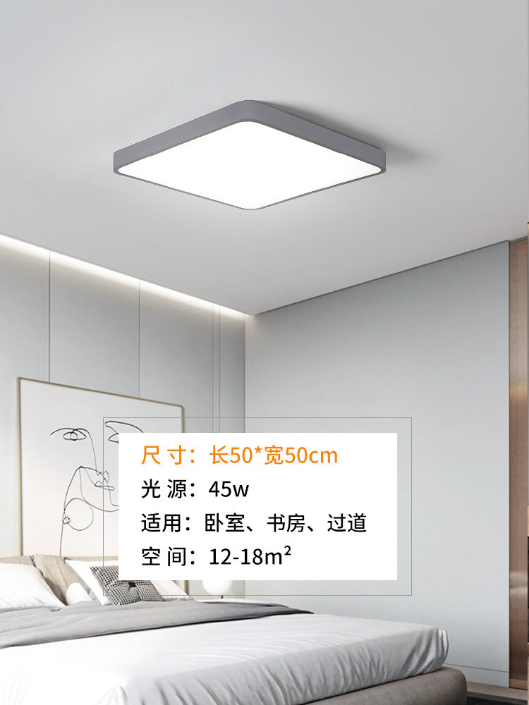 2025 new minimalist style living room hall main light Zhongshan home improvement lighting ultra-thin bedroom advanced ceiling light