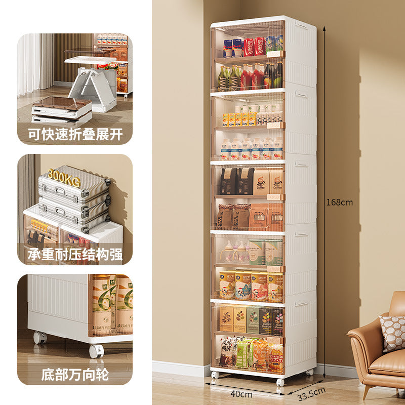 Household snack storage cabinets, dormitory good objects, artifacts, toys, living room space utilization, removable storage boxes under the table