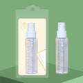 Colorful fenling transparent scale 75ml spray bottle outdoor business trip beauty travel empty bottle cosmetic pet refill bottle