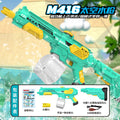 manual and automatic electric burst high-pressure water gun large-capacity kids outdoor beach battle men's children's day gift