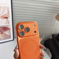 Simple and ultra-thin, it can be changed into 17 silk screen fine circle magnetic suction iphone17/16 mobile phone case, suitable for apple 14/13 anti-fall