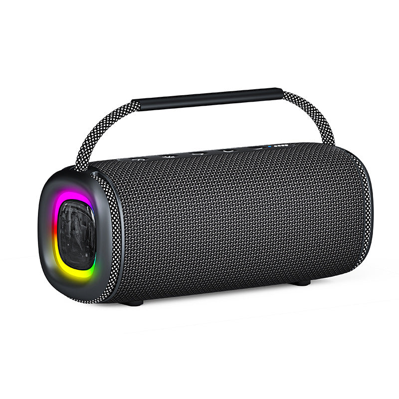 New wireless bluetooth speaker - outdoor waterproof portable subwoofer with rgb lighting - portable audio system