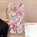 New arrival is suitable for apple 16promax flower feather yarn mobile phone case iphone15 bow all-inclusive protective cover for women