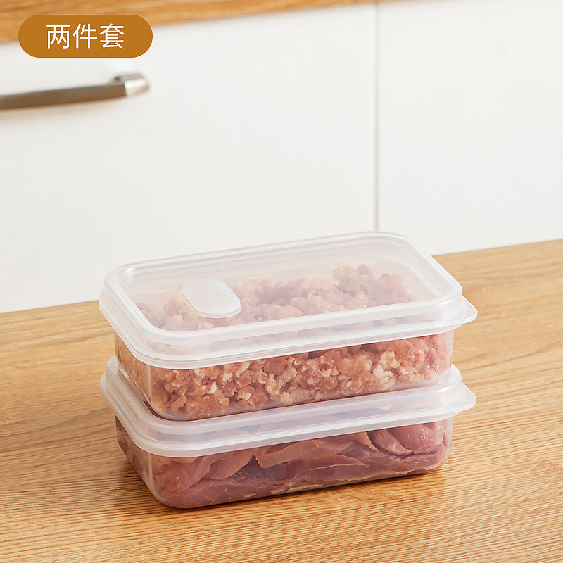 Kitchen Food Refrigerator Storage Box Transparent Sealed Fruit Food Fresh-keeping Box Food Grade Plastic Japanese Bento Box
