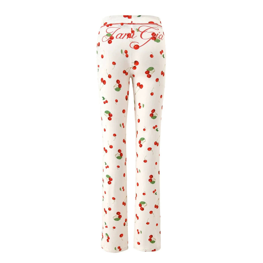 european and american style women's long-sleeved top and shorts set, featuring trendy digital prints, blair-style cuffed joggers, and a two-piece design
