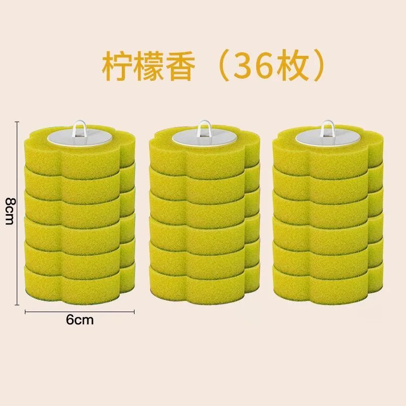 Toilet cleaning brush No dead ends Decontamination Household disposable toilet brush Throwable replacement cotton sheet