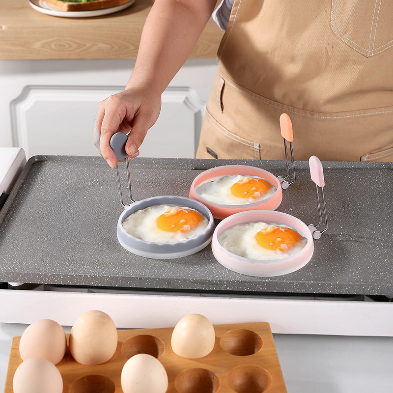 new arrival: round silicone egg ring - perfect for scrambled eggs, pancakes, and diy egg creations