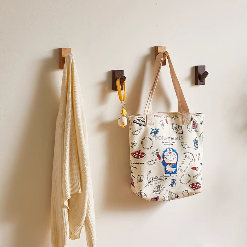 New arrival wall-mounted solid wood hook, nail-free creative coat hook, wall-mounted coat rack, american stereo clothes rack, durable