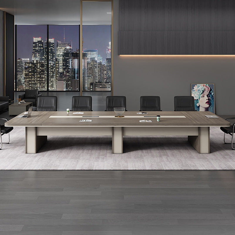 Saint li large conference table, long table, minimalist modern conference room training table, rectangular conference table and chairs