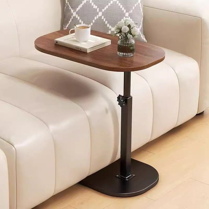 Adjustable height side table - mobile study desk, reversible multifunctional adjustable office desk, mobile study bedside table