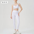 fashion yoga wear classy sense of movement pure color high elastic tight height strength sports suit fitness wear for women