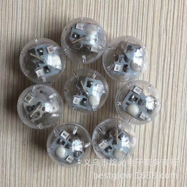 Source manufacturer vibration flash red and blue ball LED red and blue luminous movement ball vibration luminous small ball