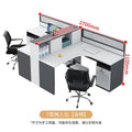 Shengli office desk and chair combination screen workstation partition card slot computer desk financial staff desk