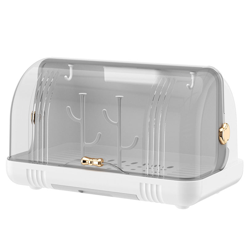 Bottle storage box, dustproof ultraviolet disinfection cup, drying drain box, baby, baby complementary food, cupboard rack