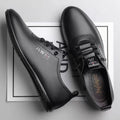 2025 new versatile men's leather shoes - soft sole business casual loafers - perfect for work, security, and dad shoes - wholesale available
