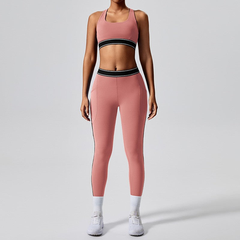 summerhigh waist yoga pants for women anti-curling elastic sports leggings outdoor sports fitness nine-point pants