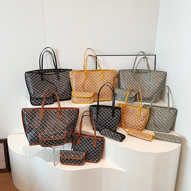 Commuter to work Large capacity tote bag women's 2025 new spring and summer retro fashion shoulder bag Casual commuter women's bag