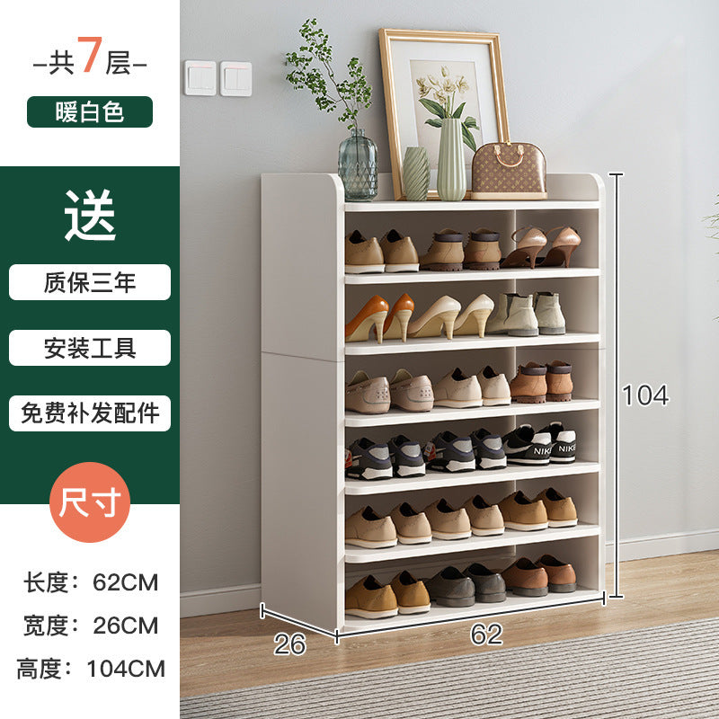 Shoe rack home door multi-layer small narrow simple storage artifact space saving 2025 new storage shoe cabinet
