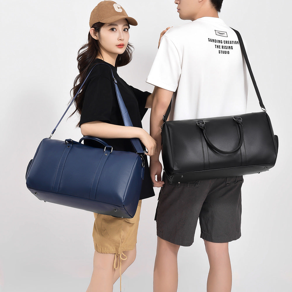 New waterproof large-capacity travel bag, portable shoulder backpack, wet and dry separation fitness bag, men's and women's messenger bags wholesale