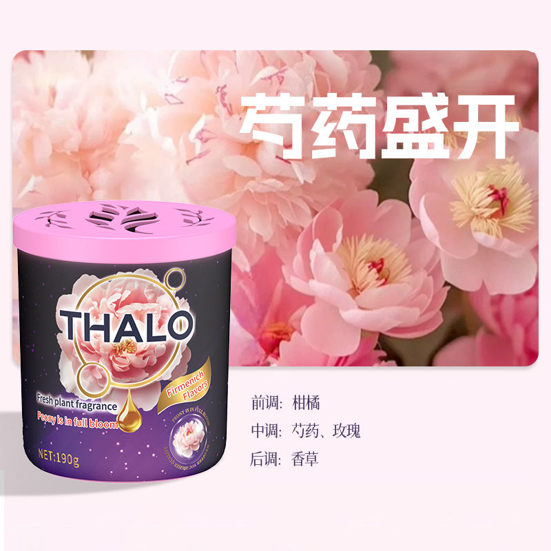 Car air freshener solid balm - long-lasting fragrance, premium solid perfume for car interior, odor eliminator