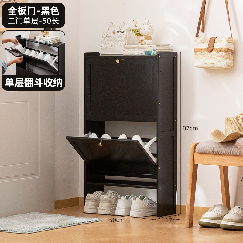 Simple shoe rack household door multi-layer with door dust-proof entry shoe rack shoe cabinet high vertical integrated storage rack
